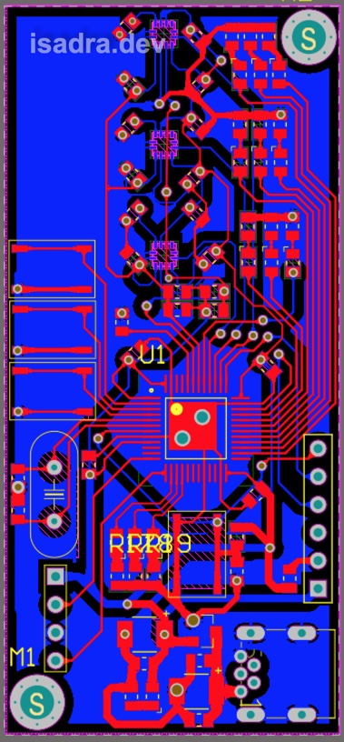 This board was designed to test Magnet Localization after implanting Magnet inside Person's Hand.